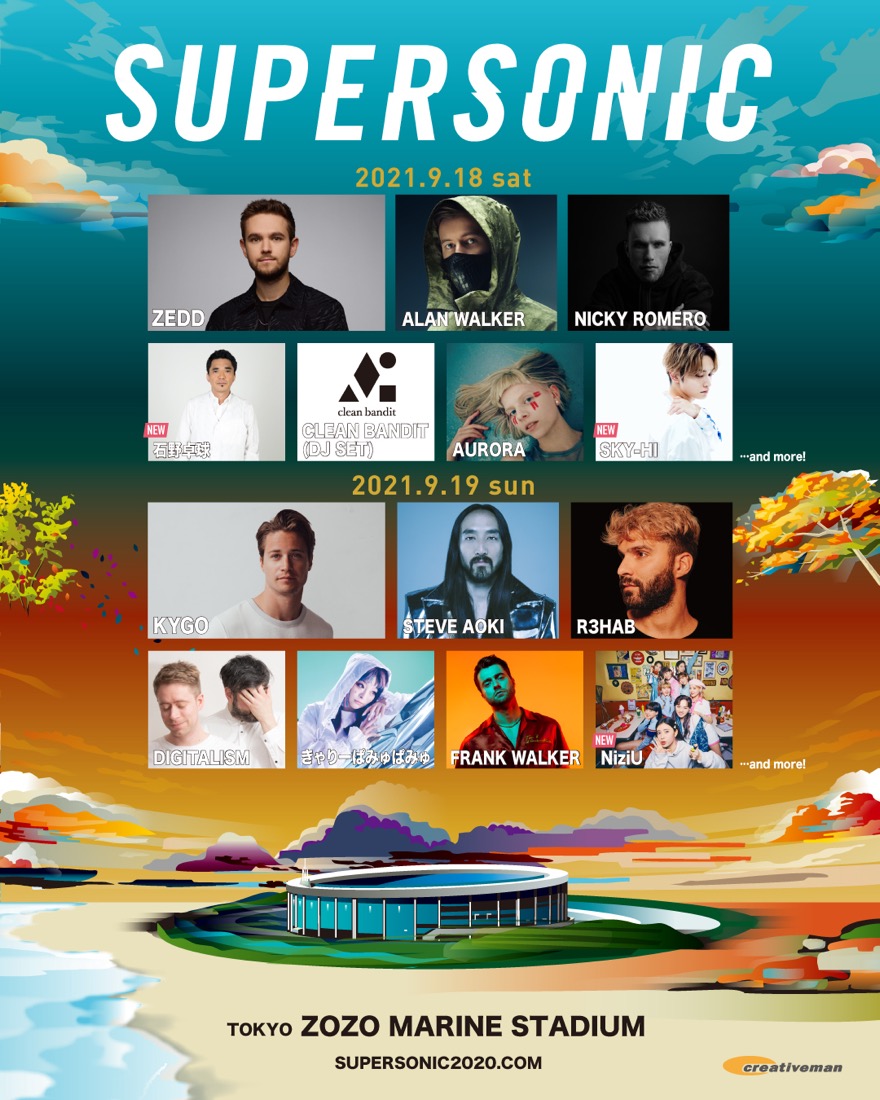 NiziU、『SUPERSONIC 2021』にて初ライブパフォーマンスが決定