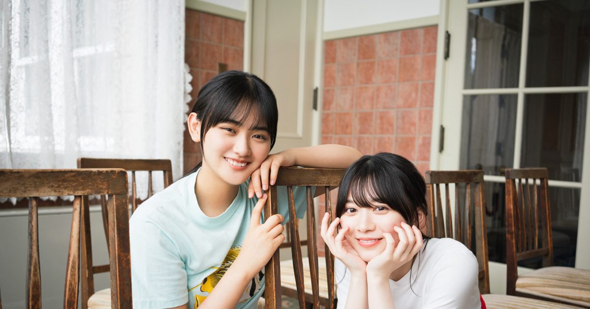 無邪気な笑顔がいっぱい！ 櫻坂46・森田ひかる＆山崎天、『B.L.T.』11