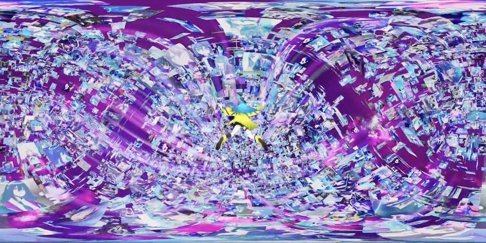 Ado、ファンアートが360°全方位に登場する「夜のピエロ」MV公開 - 画像一覧（4/6）