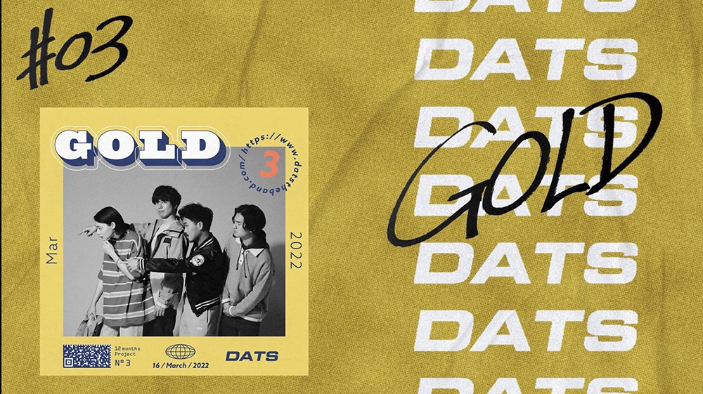 DATS、12ヵ月連続デジタルリリース第3弾「Gold」のオフィシャルオーディオを公開 - 画像一覧（3/4）