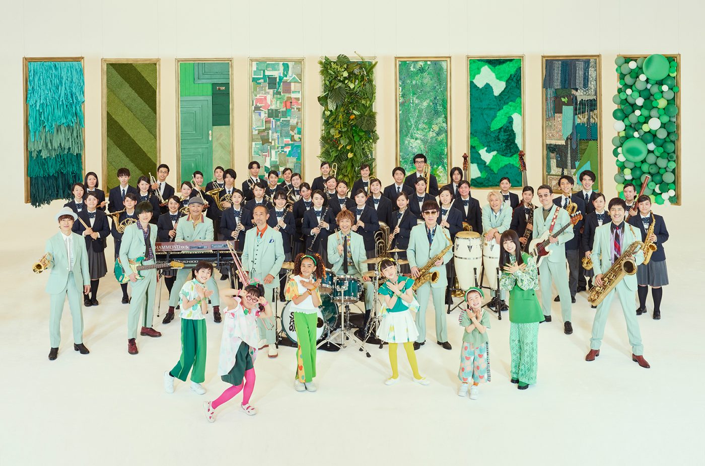 スカパラ、NHK『みんなのうた～ひろがれ！いろとりどり』5月のうたでミドリーズ＆長濱ねると共演