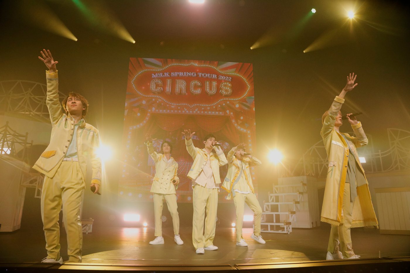 M!LK、春ツアー『CIRCUS』完走！「ドームツアーに向かって、さらに突っ走っていきたい」（佐野勇斗）