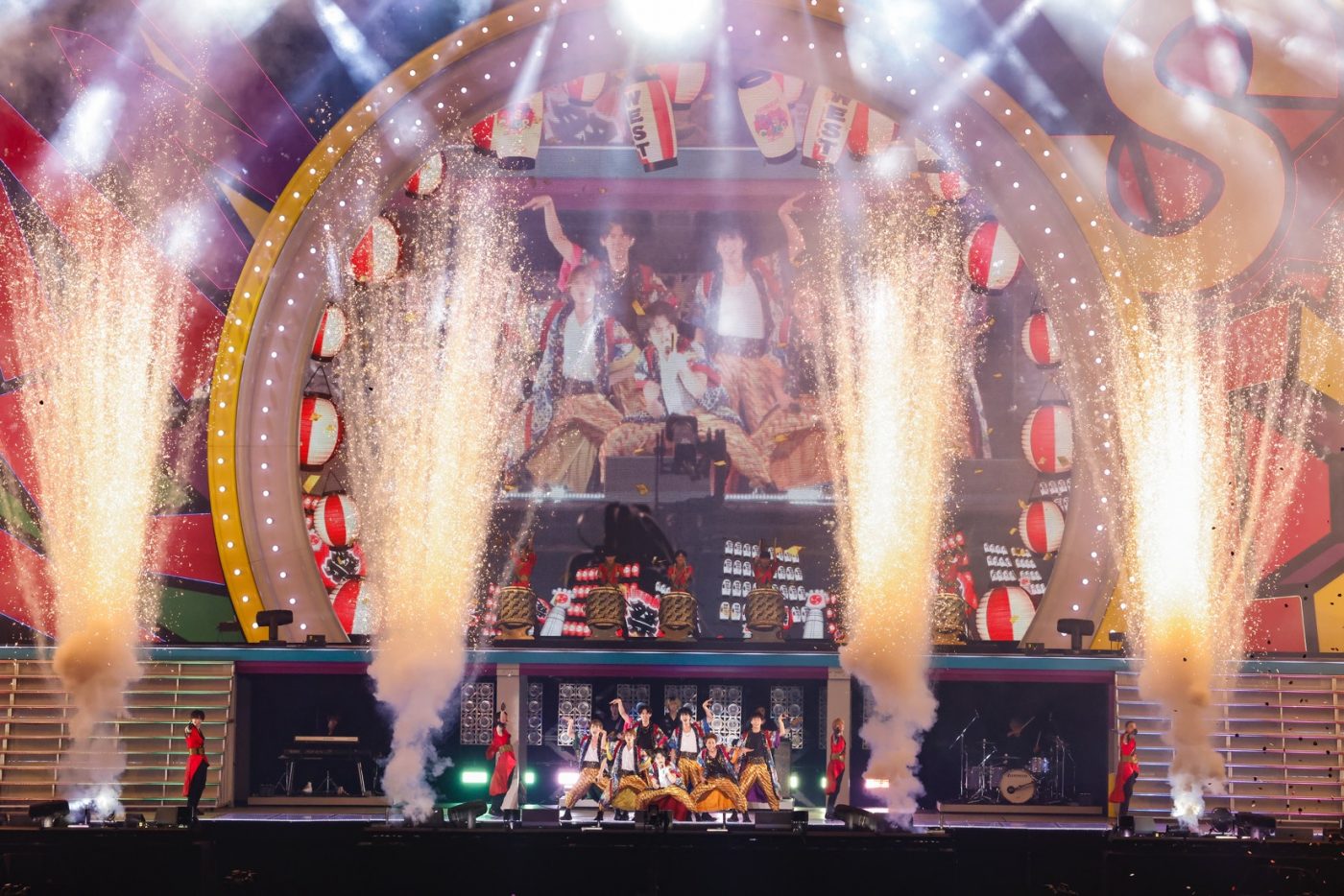 ジャニーズWEST、初の東京ドーム公演で完全燃焼！「あなたの心の支えになりたい」（重岡大毅）