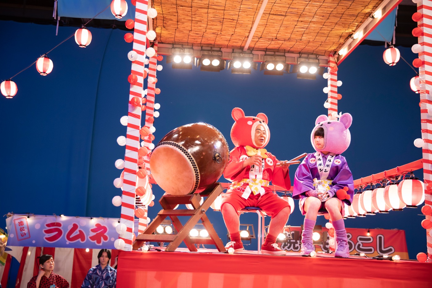 あのちゃん】あの、“プチクマ”姿で「プチ音頭」を歌唱。ブルボン