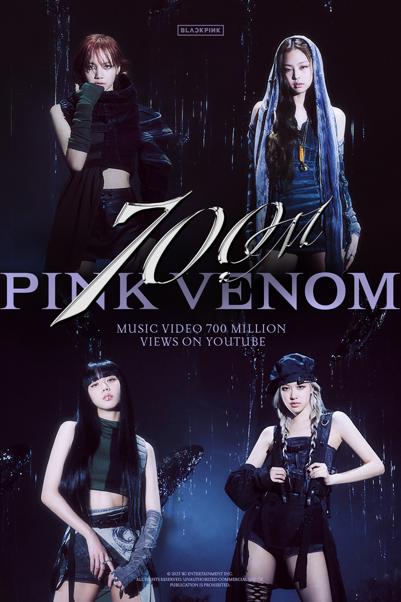 BLACKPINK「Pink Venom」MVが7億ビューを突破！公開から１年足らずで達成 - 画像一覧（1/1）