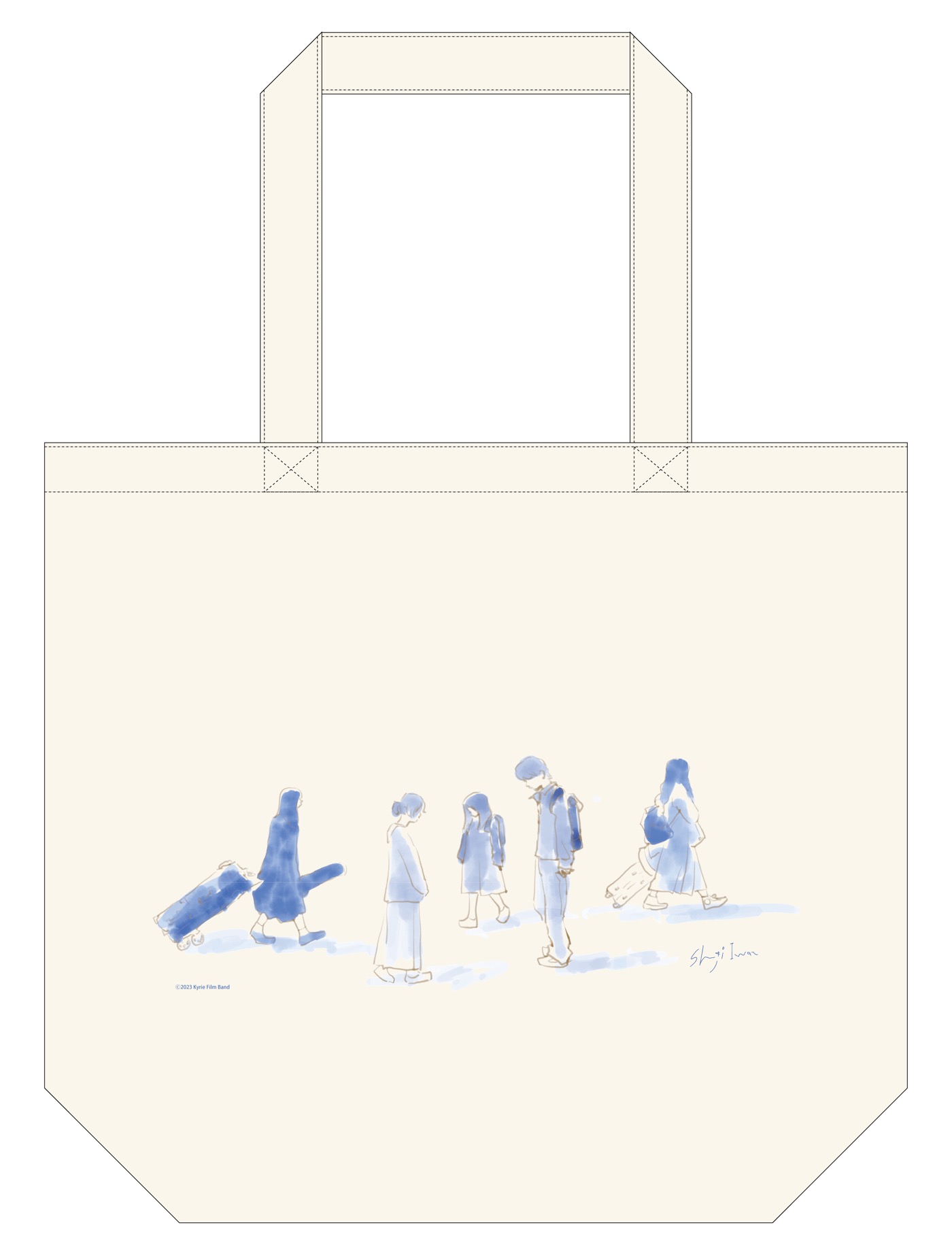 アイナ・ジ・エンド、松村北斗ら映画『キリエのうた』出演者を岩井俊二監督がイラスト化！ トートバッグ付ムビチケ登場