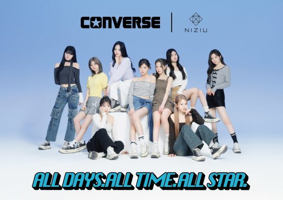 NiziU、CONVERSEをクール＆カジュアルに履きこなす新ビジュアル公開