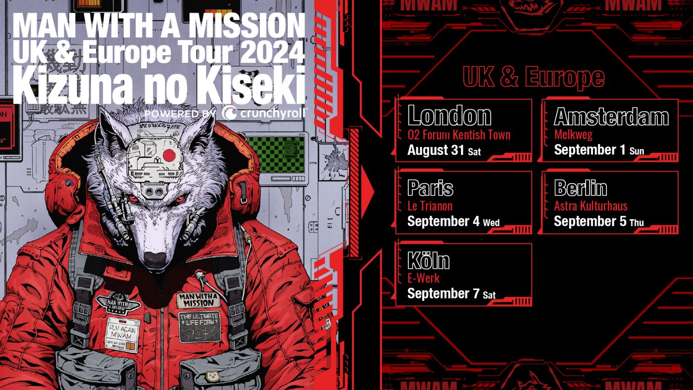 MAN WITH A MISSION、北米ツアーに続いてUK＆ヨーロッパツアー開催決定 - 画像一覧（2/3）
