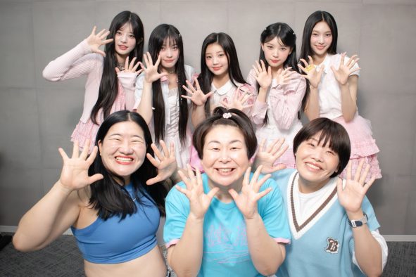 ILLITが、MyM（森三中・大島、ガンバレルーヤ）と「#ASOBOZEダンス」でコラボ