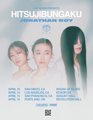 羊文学、初のUSツアー『Hitsujibungaku US West Coast Tour 2025』開催決定