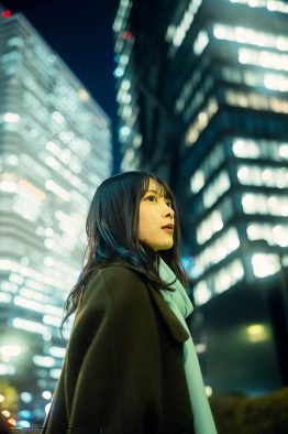 櫻坂46森田ひかるが『B.L.T.』表紙に1年ぶりにカムバック！夜の東京に佇む