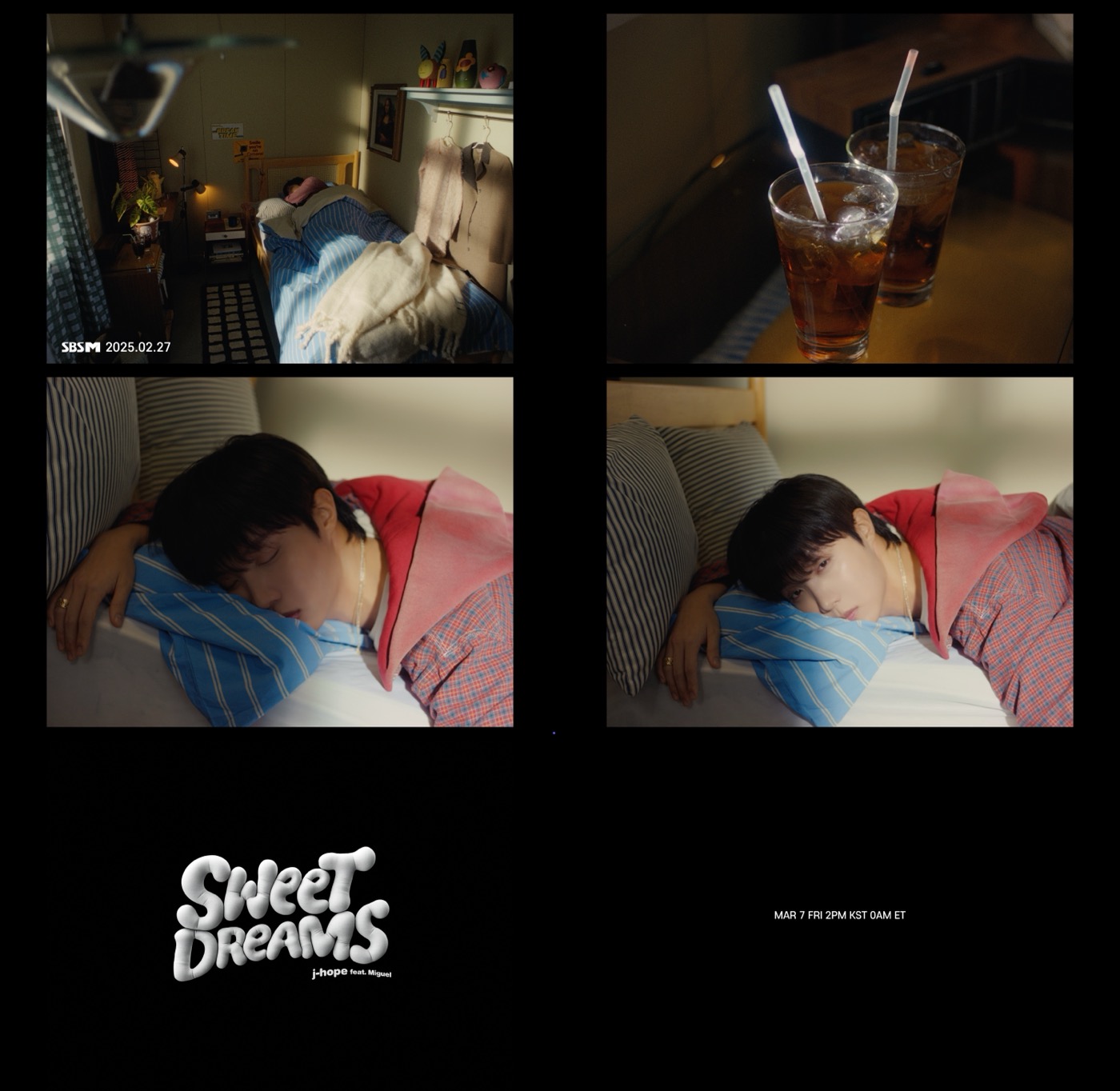 BTS J-HOPE、デジタルシングル「Sweet Dreams (feat. Miguel)」ふたつ目のMVティザー公開