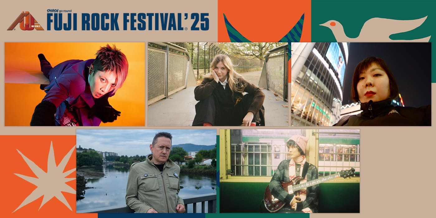 『FUJI ROCK FESTIVAL’25』第2弾ラインナップ発表！あらたに5組の出演者が決定