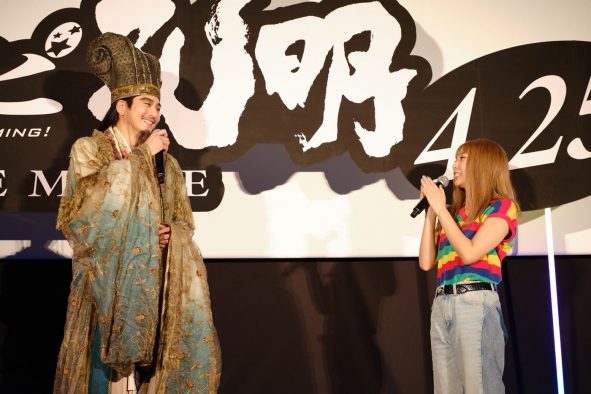 【レポート】映画『パリピ孔明 THE MOVIE』爆アゲプレミア上映会に向井理、上白石萌歌、詩羽、宮野真守、渋江修平監督が集結