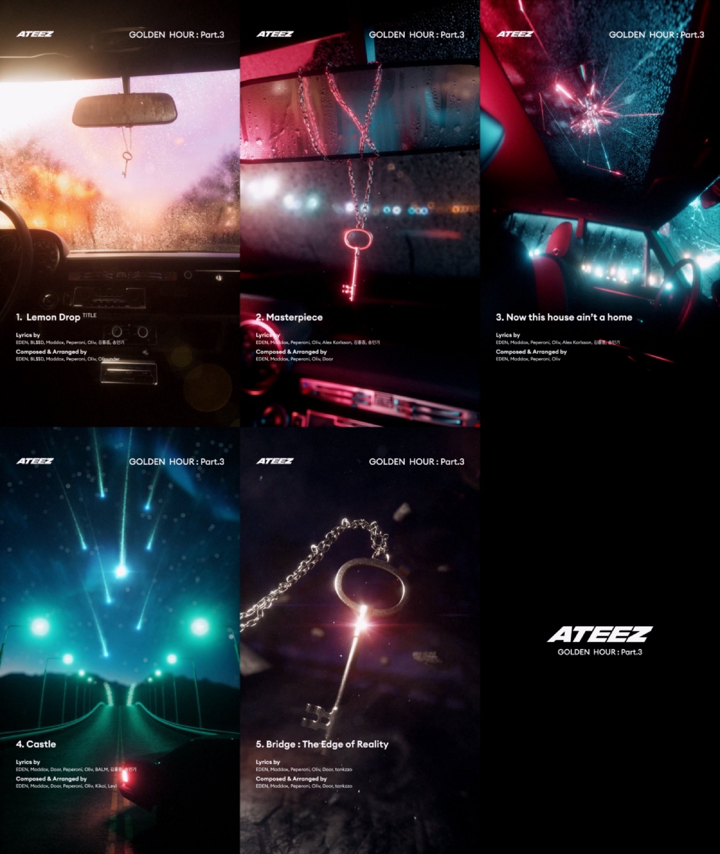 ATEEZ、ミニアルバム『GOLDEN HOUR : Part.3』収録曲の一部が聴けるプレビュー映像公開