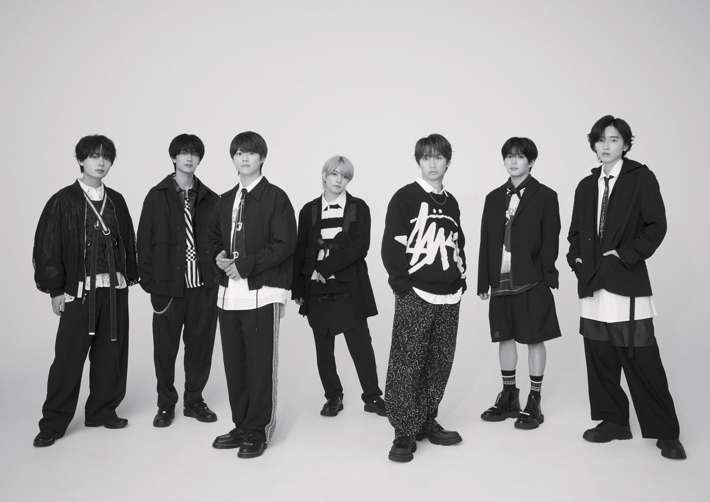 なにわ男子のドラマを彩る主題歌「アシンメトリー」「Black Nightmare」が両A面シングルでリリース決定