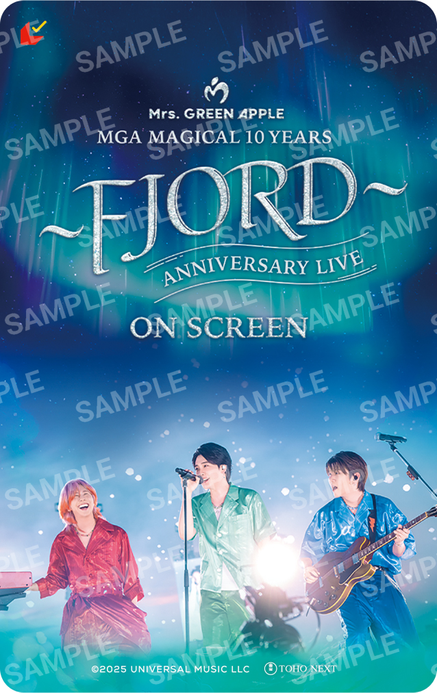 ミセス　チラシ　Mrs.GREENAPPLE パンフレット　フィヨルド ≪MGA MAGICAL 10 YEARS ANNIVERSARY LIVE 〜FJORD〜≫ キー