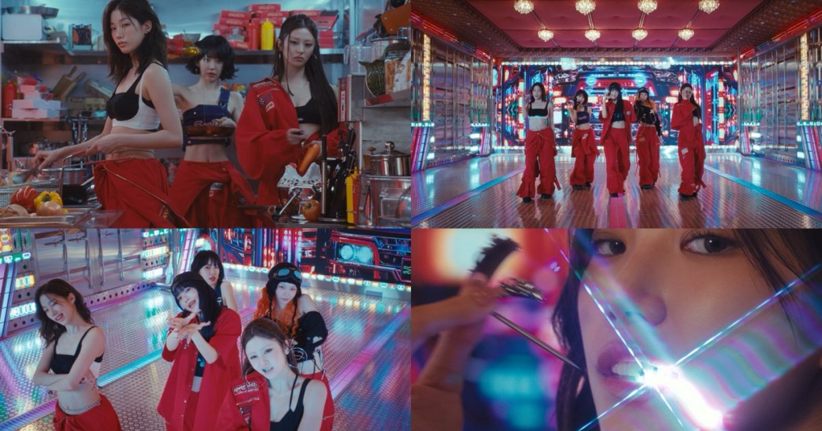 LE SSERAFIM新曲「SPAGHETTI」パフォーマンス一部公開！指の動作と肩を