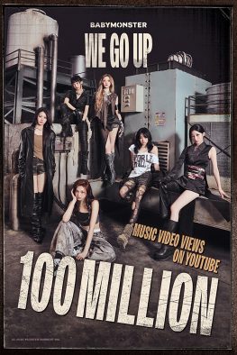 BABYMONSTER「WE GO UP」MVが1億回再生突破！2025年のK-POP発売曲では最速で達成