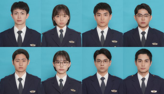 木村拓哉主演映画『教場 Reunion／Requiem』より齊藤京子、佐藤勝利ら第205期たちの警察手帳写真が公開