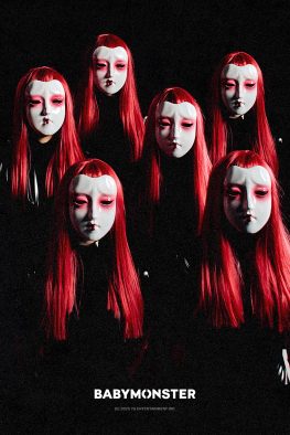 BABYMONSTER、ミステリアスで強烈な正体不明の仮面ポスター公開