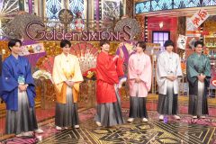 SixTONES、小栗旬やYOSHIKIらと“サイズの大晩餐会”を開催！『GOスト』でガチンコ勝負