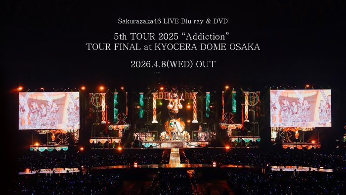 櫻坂46 全国ツアー『5th TOUR 2025 “Addiction”』が映像作品化！『5th YEAR ANNIVERSARY LIVE』のあらたなビジュアルも解禁