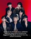 BTSの5thアルバム『ARIRANG』が快挙！Spotifyグローバルチャートで 1位〜14位を独占 - 画像一覧（2/3）