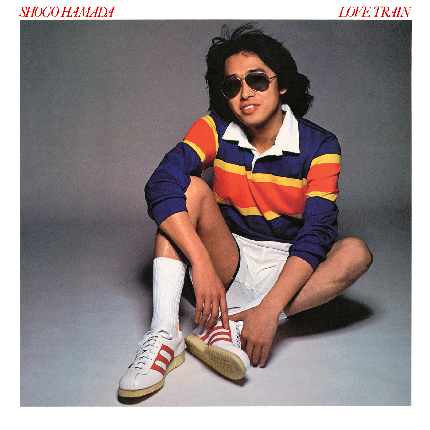 『LOVE TRAIN』アナログLP盤ジャケット