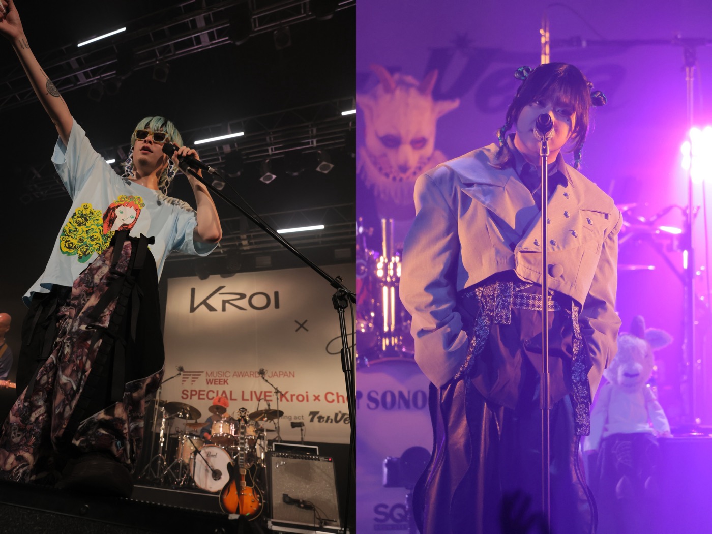 【ライブレポート】Kroi × Chevon、それぞれの個性と音楽性が交差する白熱のツーマンライブを展開