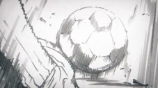 米津玄師、2026 NHKサッカーテーマ「烏」鉛筆のタッチで描かれたショートアニメ公開 - 画像一覧（4/5）