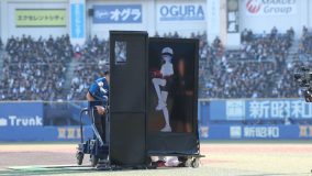 星街すいせいが105キロの“剛速球”でストライク！初音ミクが見守るファーストピッチに「球早すぎ」「さすがすいちゃん」と反響