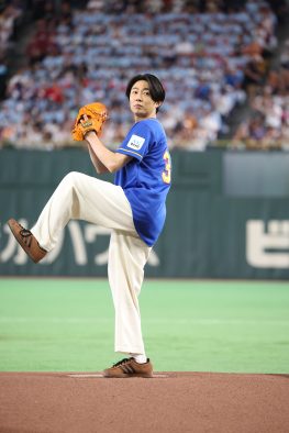 相葉雅紀、プロ野球オールスターゲームのファーストピッチに登場！惜しくもワンバン投球も「一球に魂を込めたので悔いはないです！」