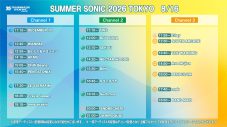 『SUMMER SONIC 2026』配信タイムテーブル公開 - 画像一覧（4/4）