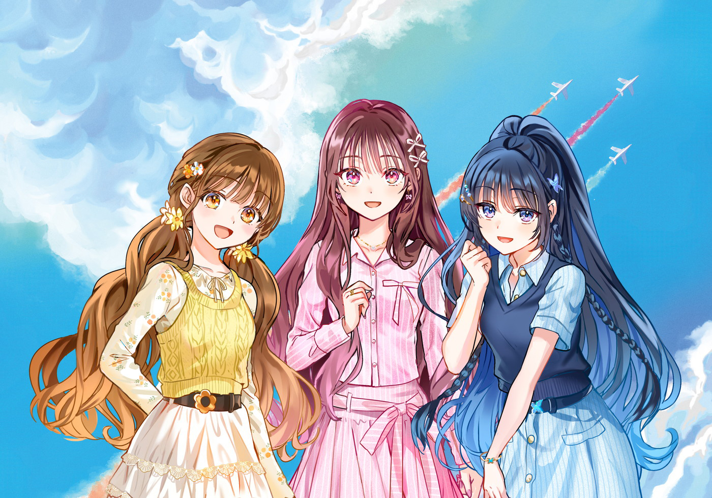 ClariSの新曲「シンクロブルー」がVアニメ『バーテックスフォース』OPテーマに決定