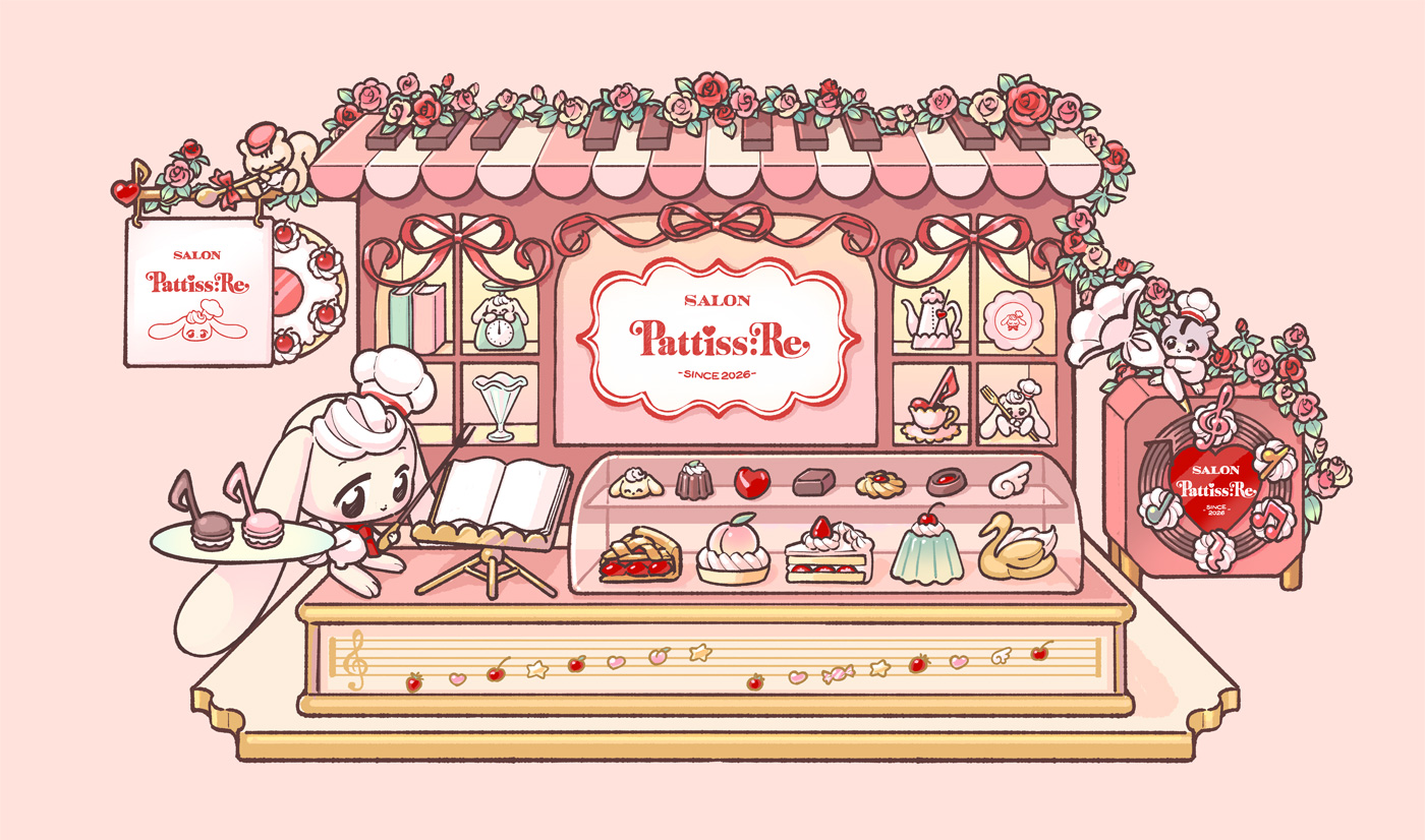 『Salon Pattiss:Re（サロンパティスリ）』とは？架空のお菓子屋さんで作られる、とびきり甘くてキュートな名曲カバー