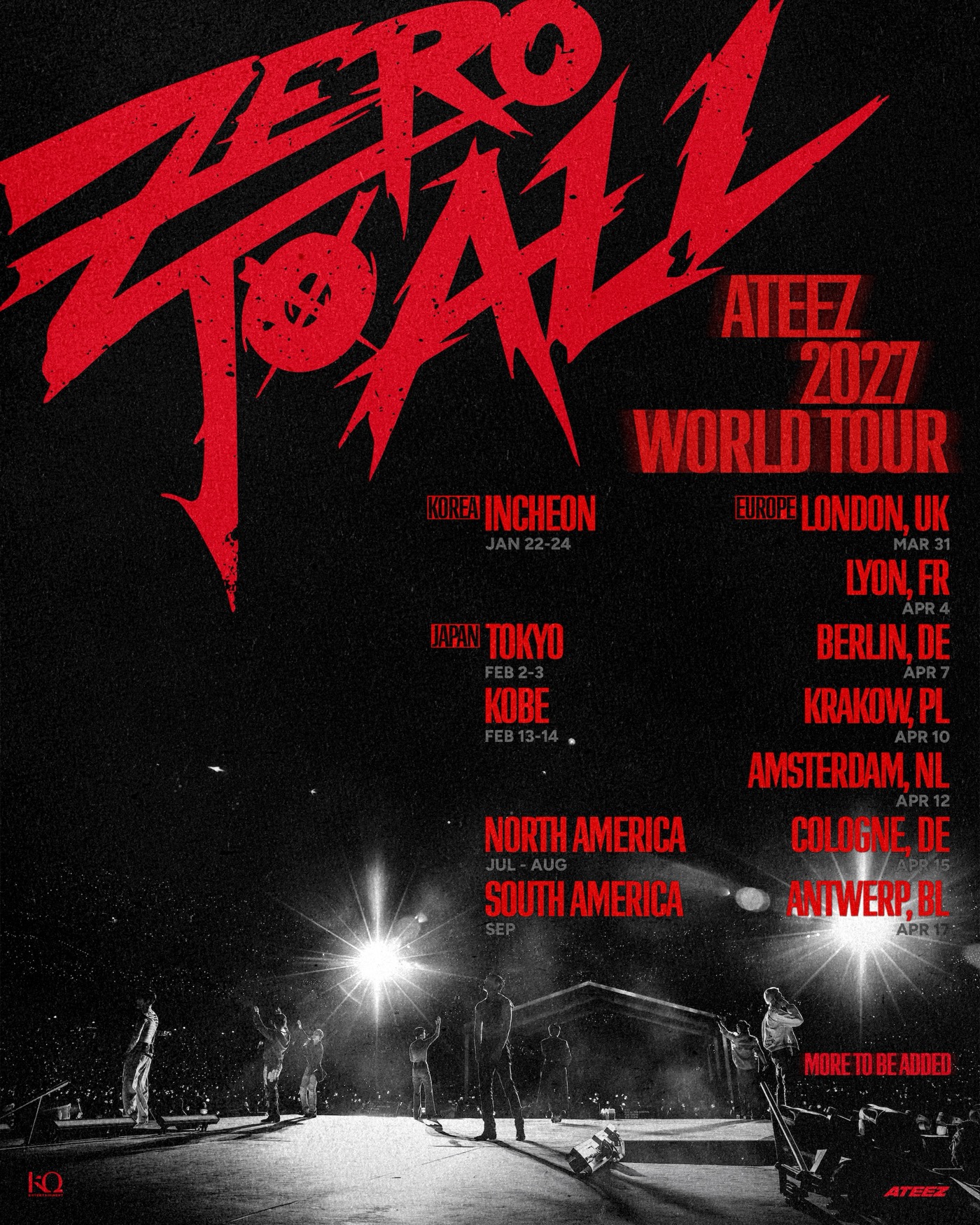 ATEEZ、約1年4ヵ月ぶりのワールドツアー開催決定！日本では東京・神戸の2都市4公演