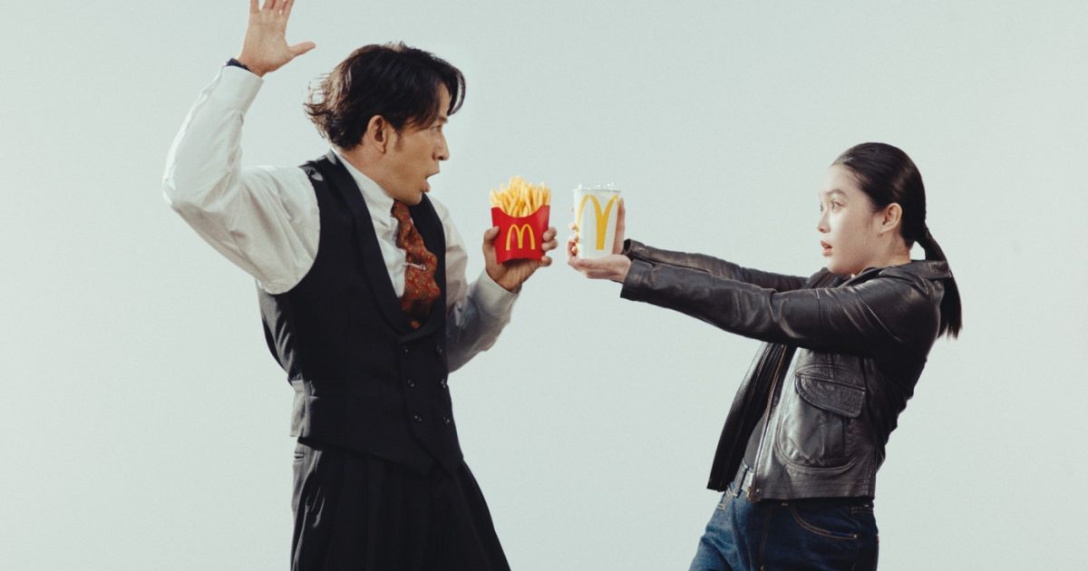 岡田准一×髙石あかり、マクドナルド新CMで初共演！刑事ドラマさながらの大迫力アクションシーンを披露