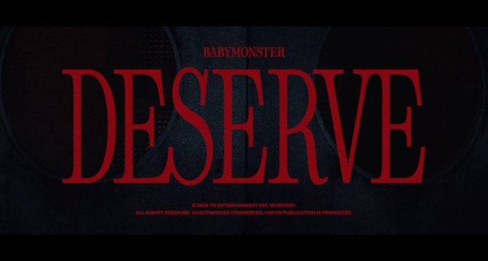 BABYMONSTER、新曲「DESERVE」の映画のワンシーンを思わせるMVティザーカット公開