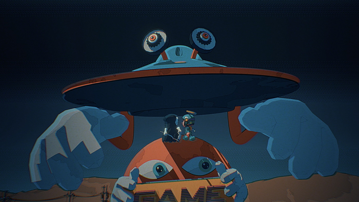 Ayase「SHOCK!」のMVを公開。PERIMETRONのMargtによる、死神と天使の逃走劇を描くアニメーション映像 - 画像一覧（1/6）