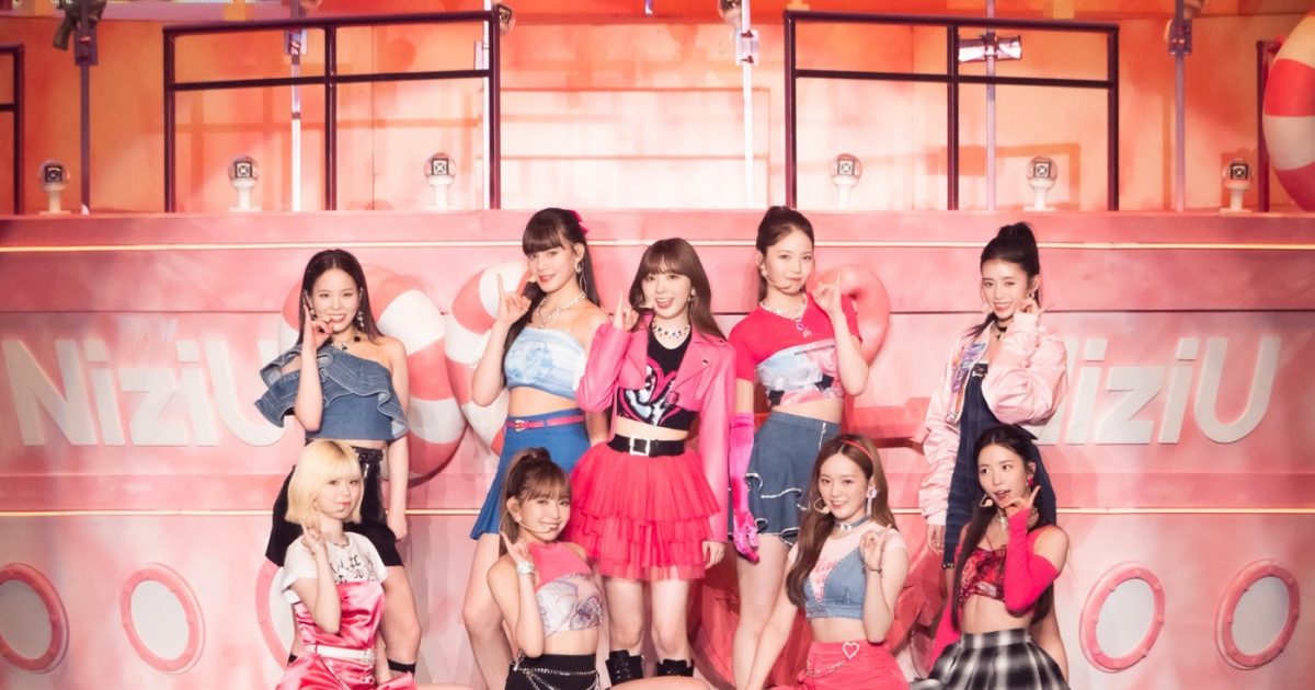 NiziU、初の全国ツアーからAichi Sky Expo公演の模様がエムオン!にて