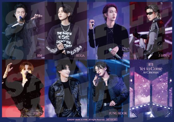 映画『BTS: Yet To Come in Cinemas』の追加上映劇場が決定！ 第3弾来場者特典の絵柄も公開