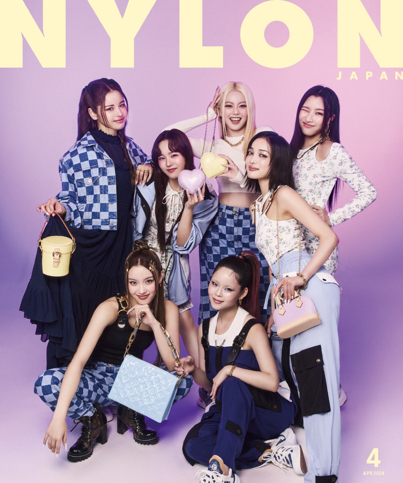 XG『NYLON JAPAN』に初登場！ ダブルカバーを飾る