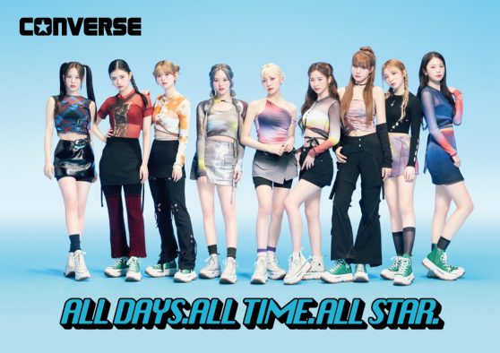 NiziUとCONVERSEがコラボ！ メンバーがモデルとして登場するビジュアル＆ムービー公開