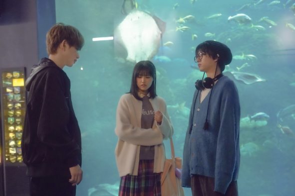 宮世琉弥＆原菜乃華W主演映画『恋わずらいのエリー』より三角関係を予感させる場面写真解禁