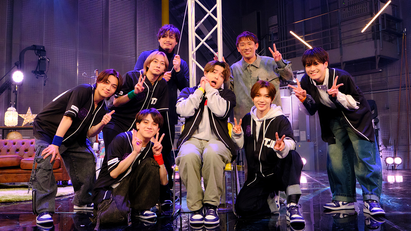 Travis Japan、タライ落としでリアクションの極意を学ぶ！『Travis Japanのバラエティだぜ!!』第7回配信開始