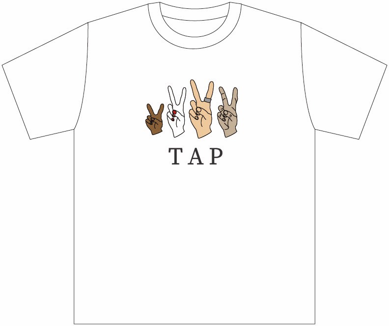 AI、アーティスト初の人型Instagramメディア「TAP」のチャリティーTシャツを販売開始 - 画像一覧（2/3）