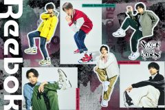 SixTONES、Reebok Japanの“Kicks”ambassadorに就任！ TVCMも完成