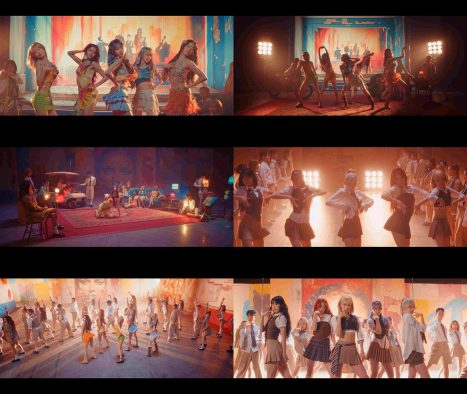 LE SSERAFIM、トロピカルカラーの衣装で踊るエキゾチックな「Smart」MV公開