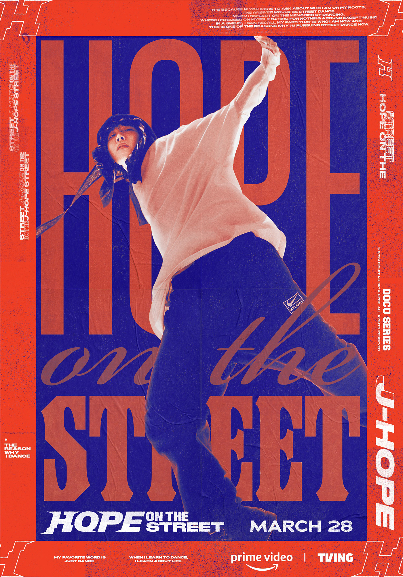 BTS J-HOPEドキュメンタリーシリーズ『HOPE ON THE STREET』のメインポスター公開 - 画像一覧（1/1）